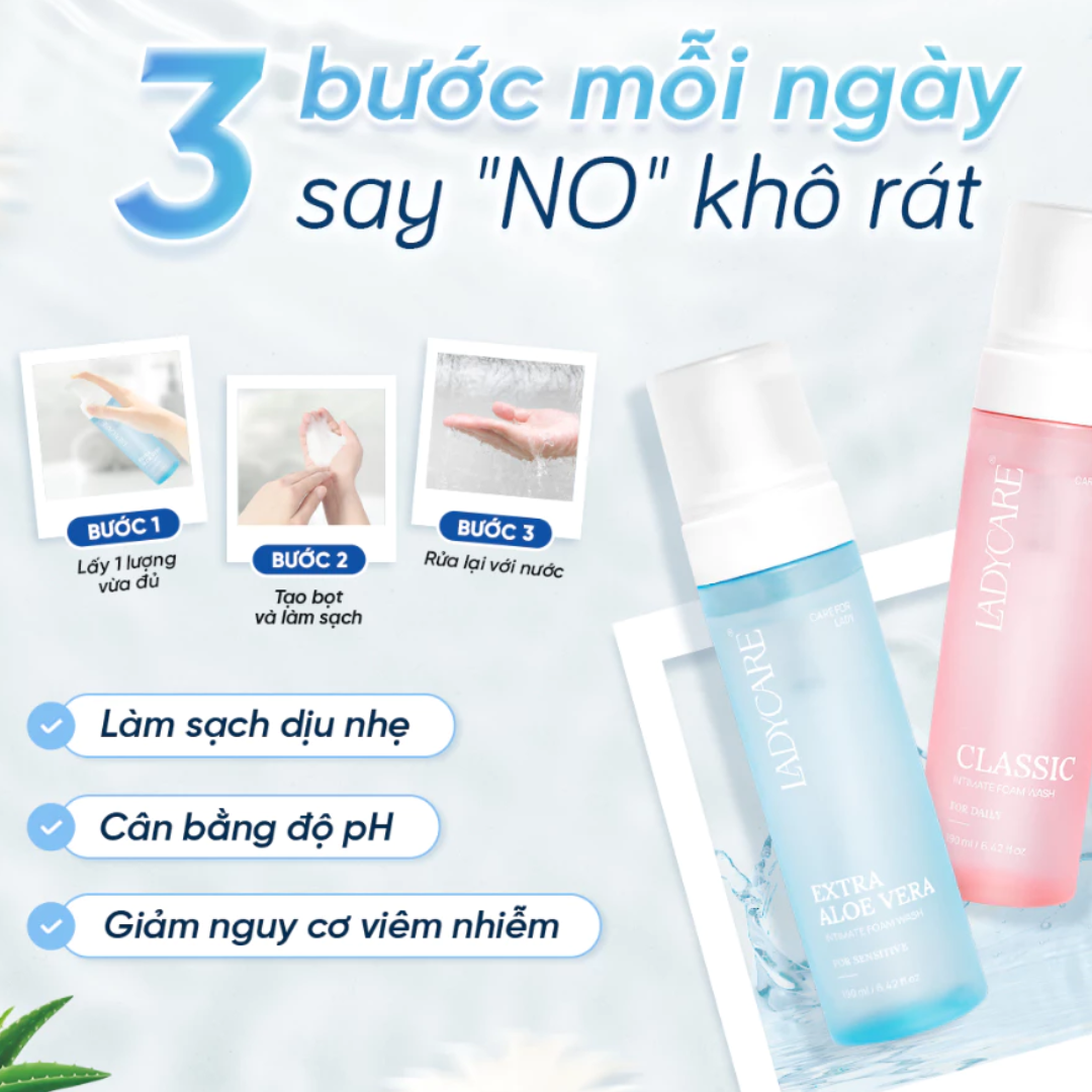 Bọt vệ sinh Ladycare