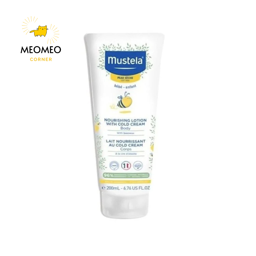 Lotion Dưỡng Thể Da Khô Mustela Nourishing Lotion with Cold Cream 200ml