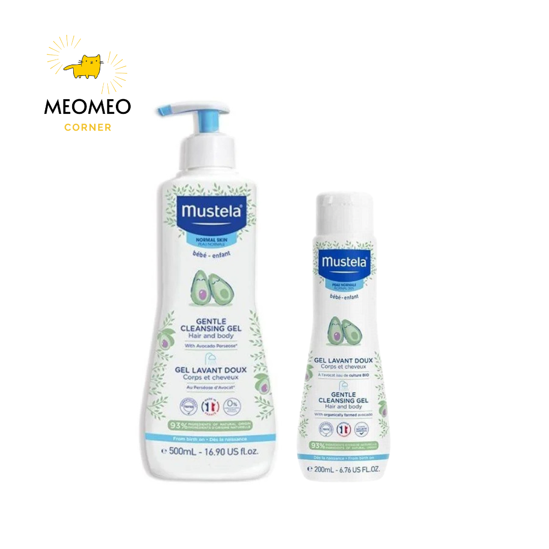 Sữa Tắm Gội Da Thường Mustela Gentle Cleansing Gel