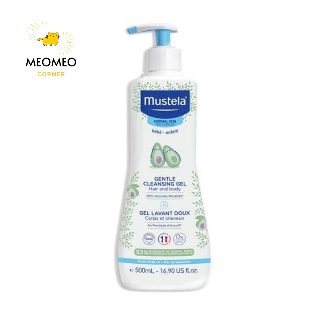 Sữa Tắm Gội Da Thường Mustela Gentle Cleansing Gel