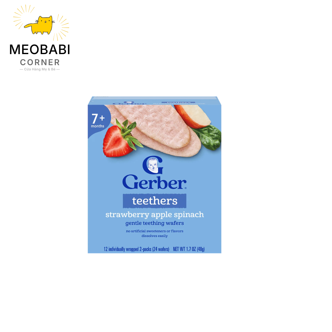 Bánh ăn dặm Gerber Teethers cho bé từ 7 tháng