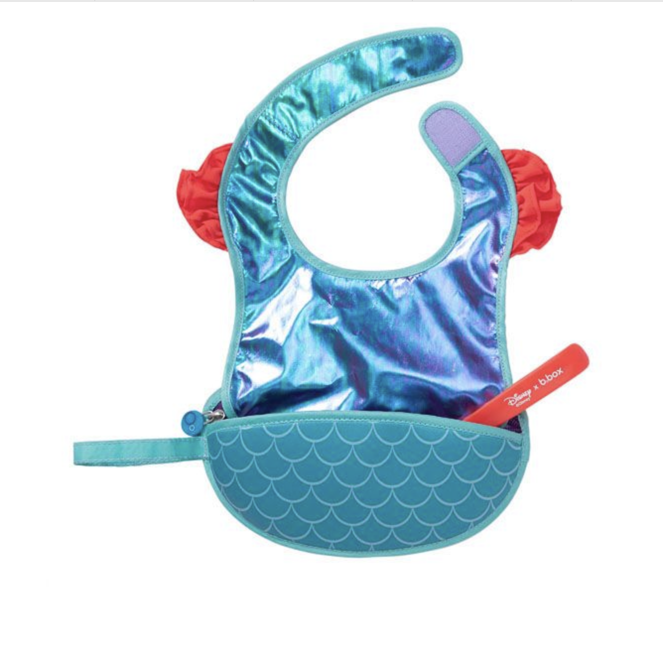 b.box Yếm ăn dặm phiên bản Disney có túi hứng dễ vệ sinh tặng kèm 1 muỗng silicone cho bé