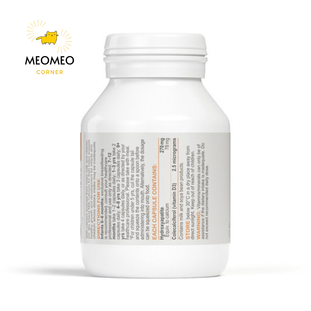 Viên uống bổ sung canxi sữa cho bé Bio Island Milk Calcium của Úc