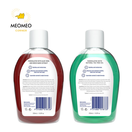 Dầu gội giảm gàu, nấm, giảm nhờn Redwin Coal Tar / Tea tree của Úc