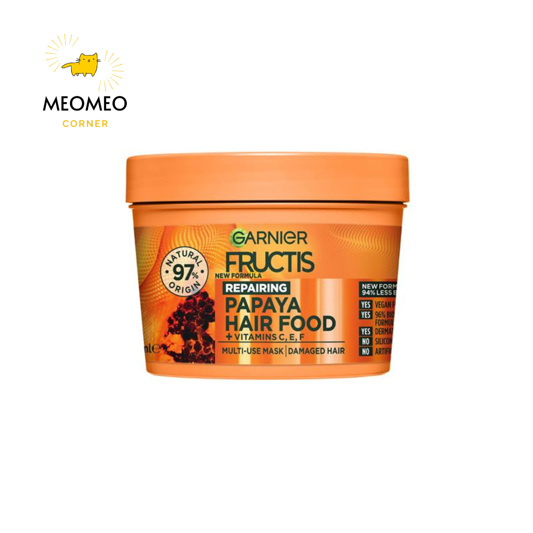 Kem ủ tóc đa công dụng Garnier Fructis Hair Food 390ml