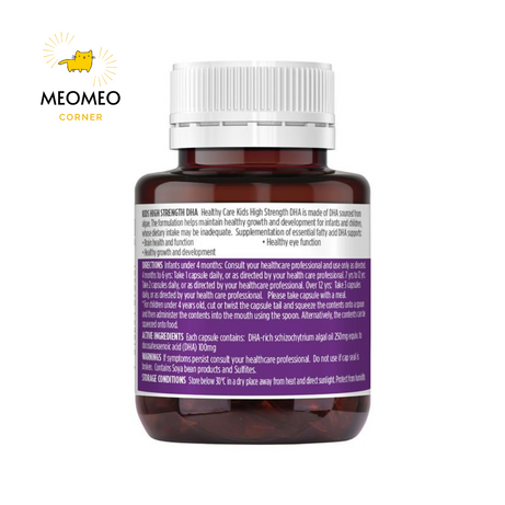 Viên bổ sung DHA Úc cho bé Healthy Care Dha Kid
