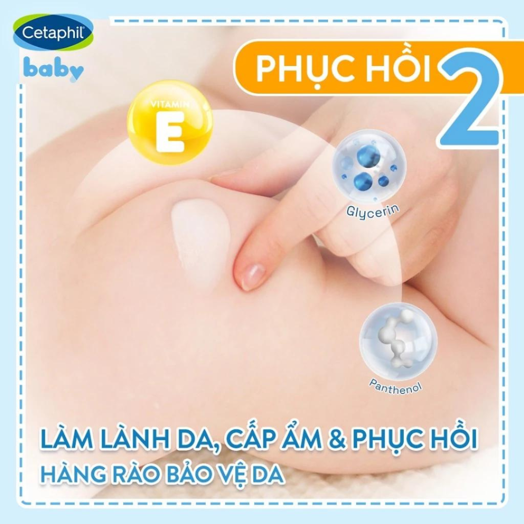 Kem Làm Dịu & Phòng Ngừa Hăm Tã Cetaphil Baby Diaper Cream Với Hoa Cúc Hữu Cơ
