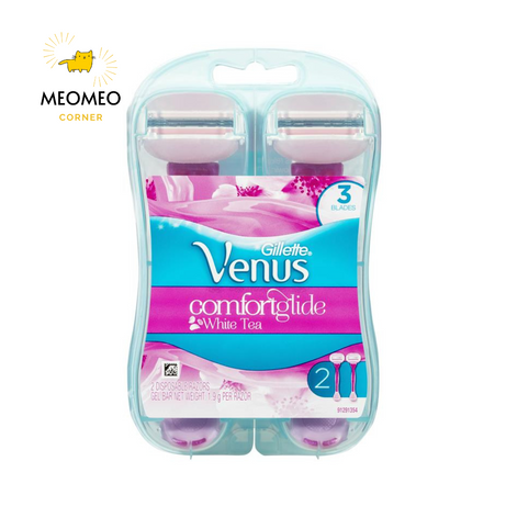 Dao cạo đầu bơ Gillette Venus Spa và đầu nha đam Gillette Venus Sensitive