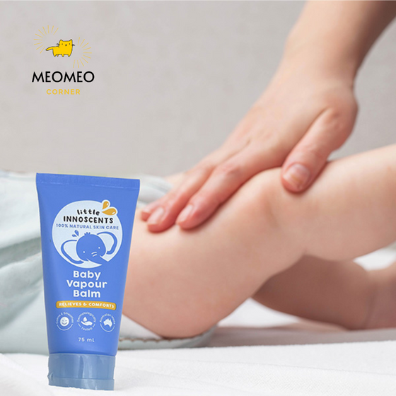 Dầu bôi ấm ngực Little Innoscents Winter Blue Balm của Úc