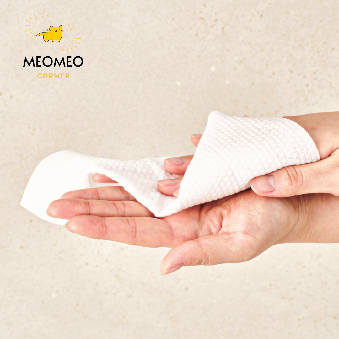 Khăn ướt thuần chay vân nổi cao cấp K mom Lalapopo