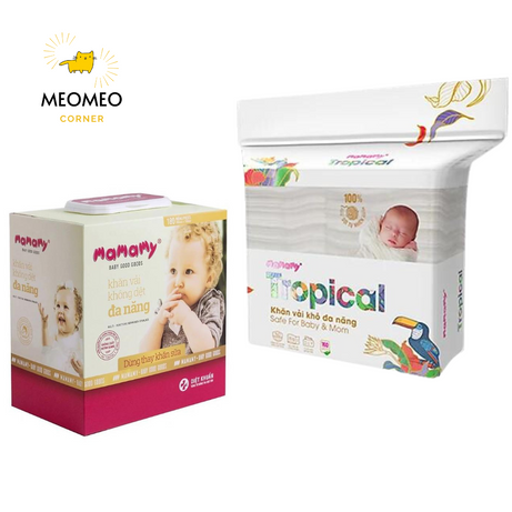 Khăn khô đa năng Mamamy 180 tờ