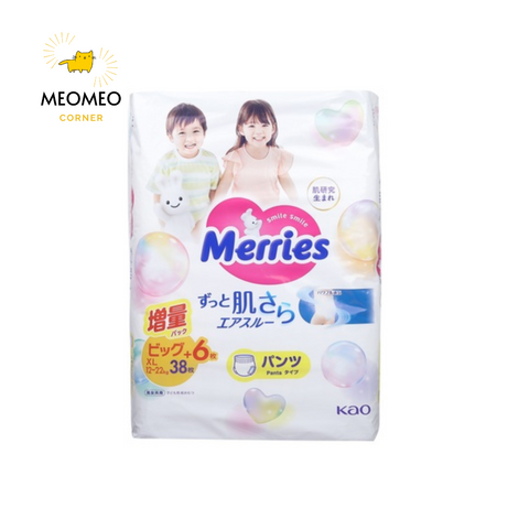 Tã/Bỉm Merries nội địa Nhật bỉm dán, bỉm quần size sz sơ sinh, NB, S, M, L, XL, XXL, XXXL [Jumbo cộng miếng]