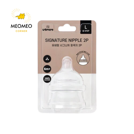 Núm ti thay thế bình sữa Ubmom Hàn Quốc cho bé