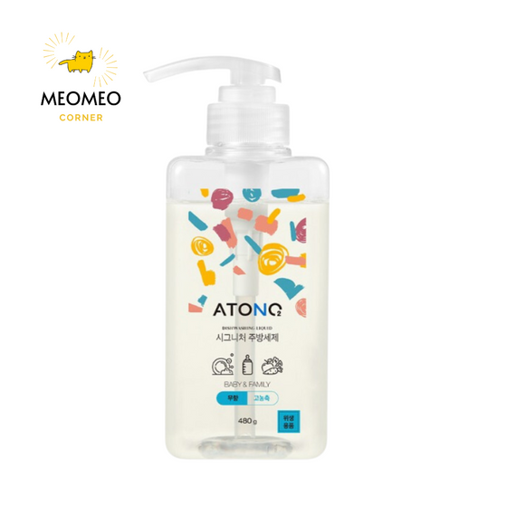 Nước rửa bình sữa thuần chay đậm đặc ATONO2 của Hàn Quốc