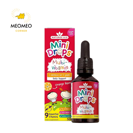 Vitamin Tổng Hợp Dạng Nước Nature Aid Anh mini drops Nature Aid multi vitamin 50ml