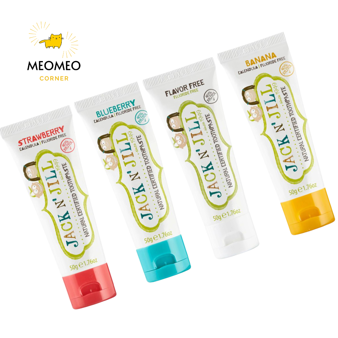 Kem đánh răng hữu cơ Jack n Jill Organic Úc cho bé
