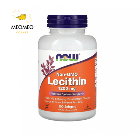 Viên uống chống tắc tia sữa Now Sunflower Lecithin của Mỹ