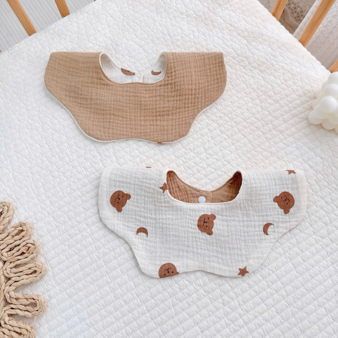 Yếm xoay 360 độ vải Muslin