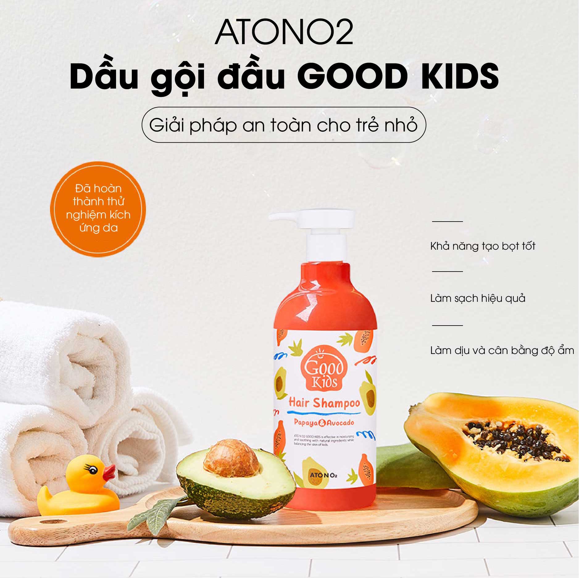 Dầu Gội Đầu GOODKIDS Atono2 Cho Bé Từ 3 Tuổi 500g