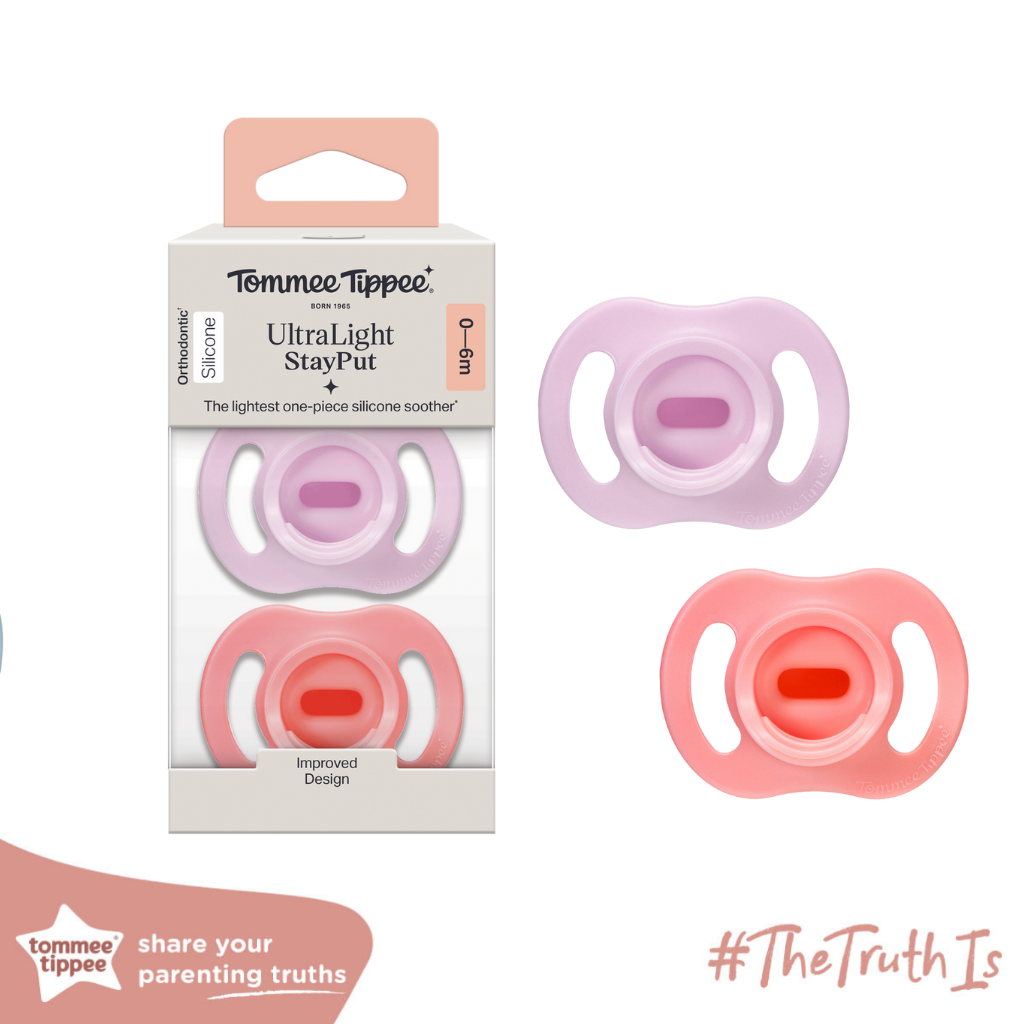 Ty Ngậm Silicon Siêu Nhẹ Cho Bé Tommee Tippee Ultra Light