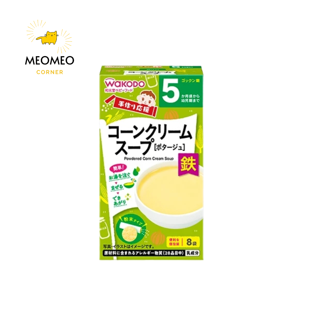 Bột cháo ăn dặm Wakodo cho bé từ 5m+ gói 40g