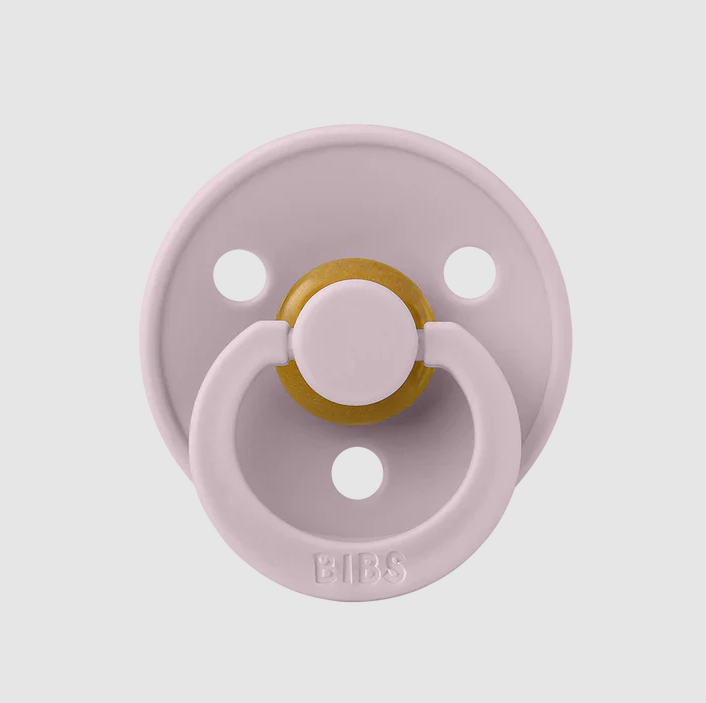 Ty ngậm núm tròn cao su tự nhiên BIBS Colour Latex BIB