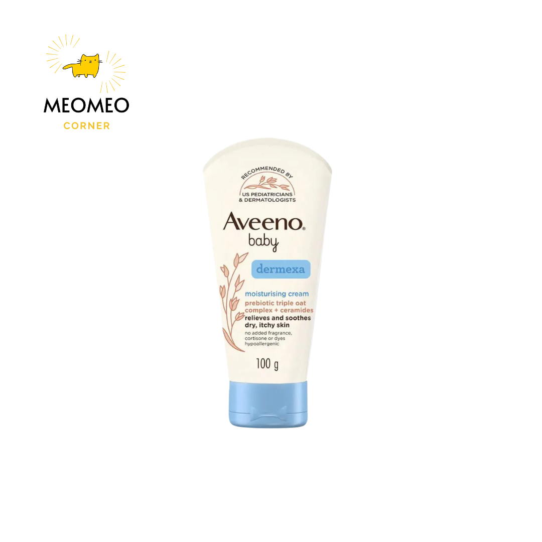 Kem dưỡng ẩm cho bé da chàm Aveeno Baby Dermexa Moisturizing Cream 100g