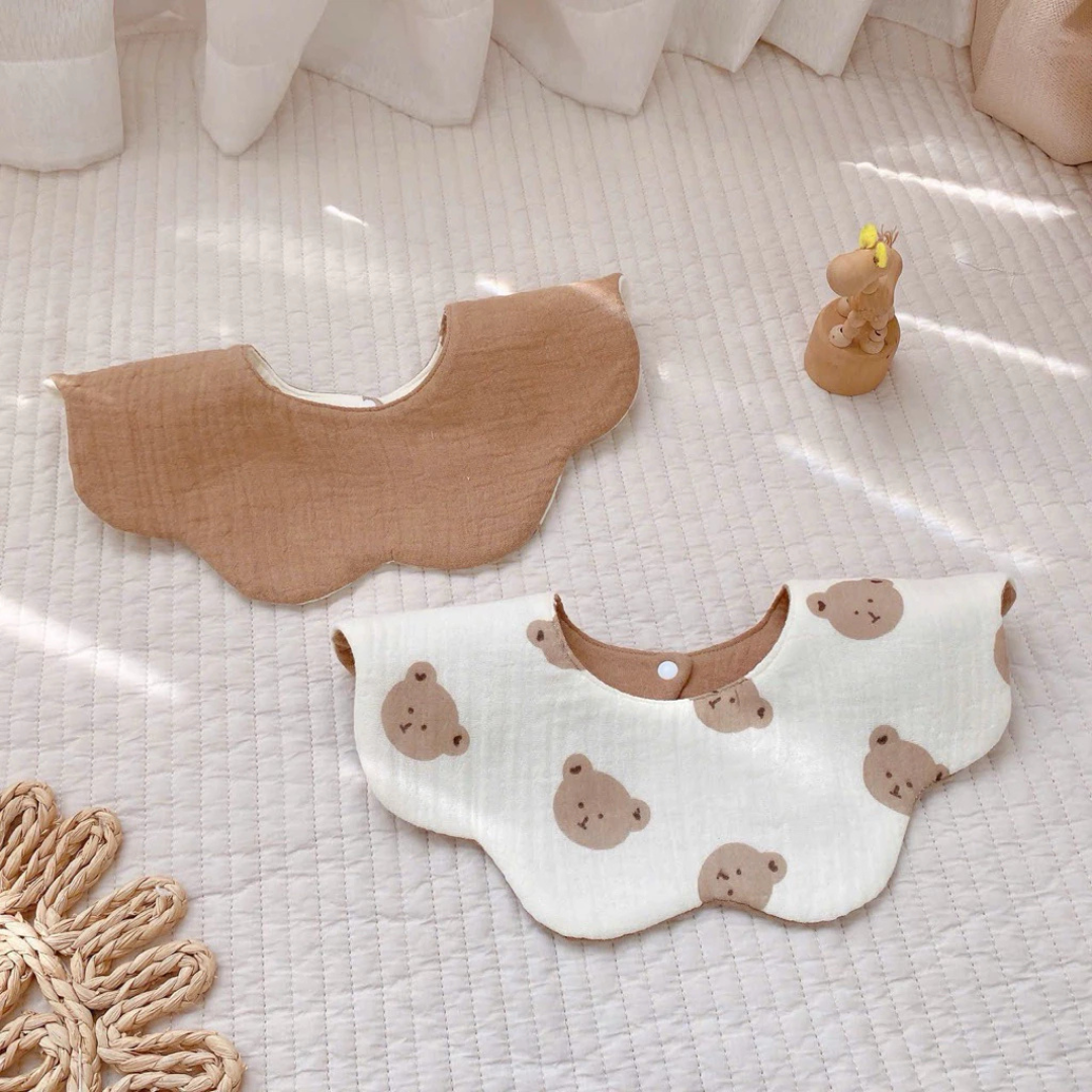 Yếm xoay 360 độ vải Muslin