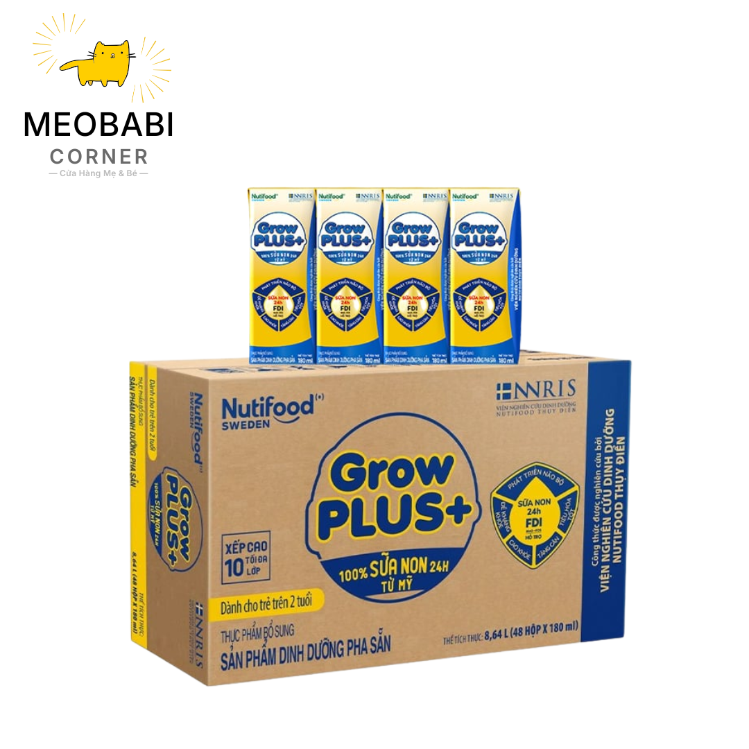 Sữa công thức pha sẵn GrowPLUS+ Sữa non tăng đề kháng