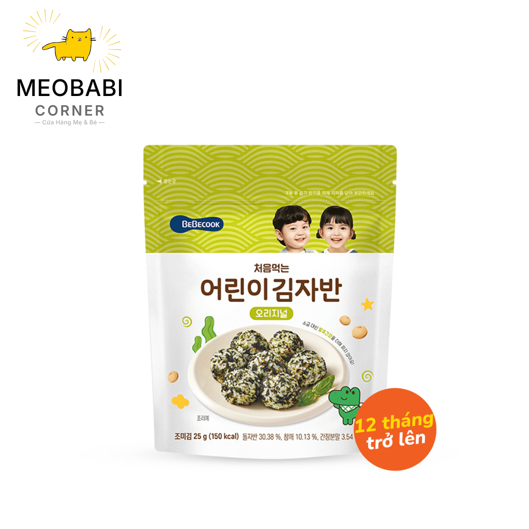 Rong biển rắc cơm Bebecook cho bé từ 12 tháng