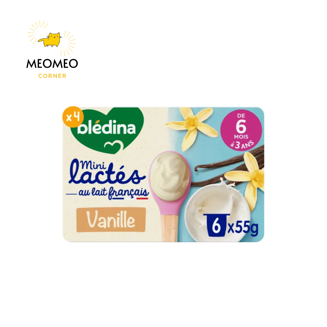 Sữa chua nguội Bledina cho bé 6m+ lốc 6 hộp X 55g