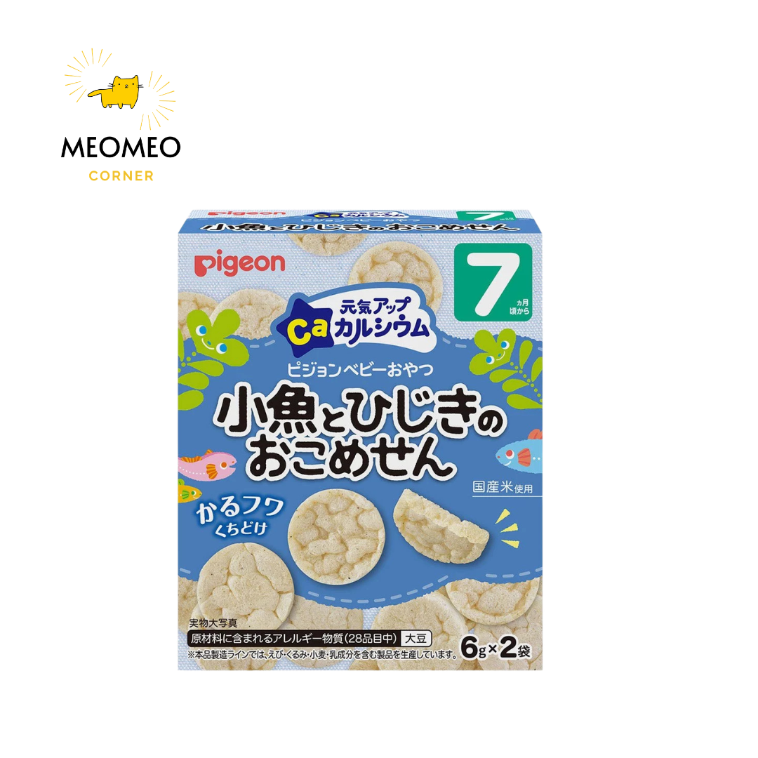 Bánh ăn dặm Pigeon đủ vị cho bé trên 6 tháng