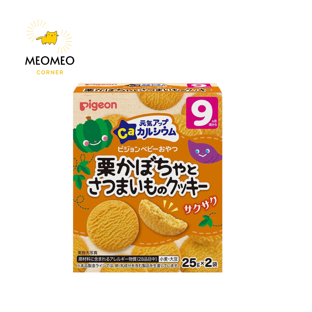 Bánh ăn dặm Pigeon đủ vị cho bé trên 6 tháng