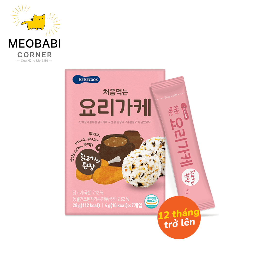 Gia vị rắc cơm Bebecook cho bé từ 12 tháng
