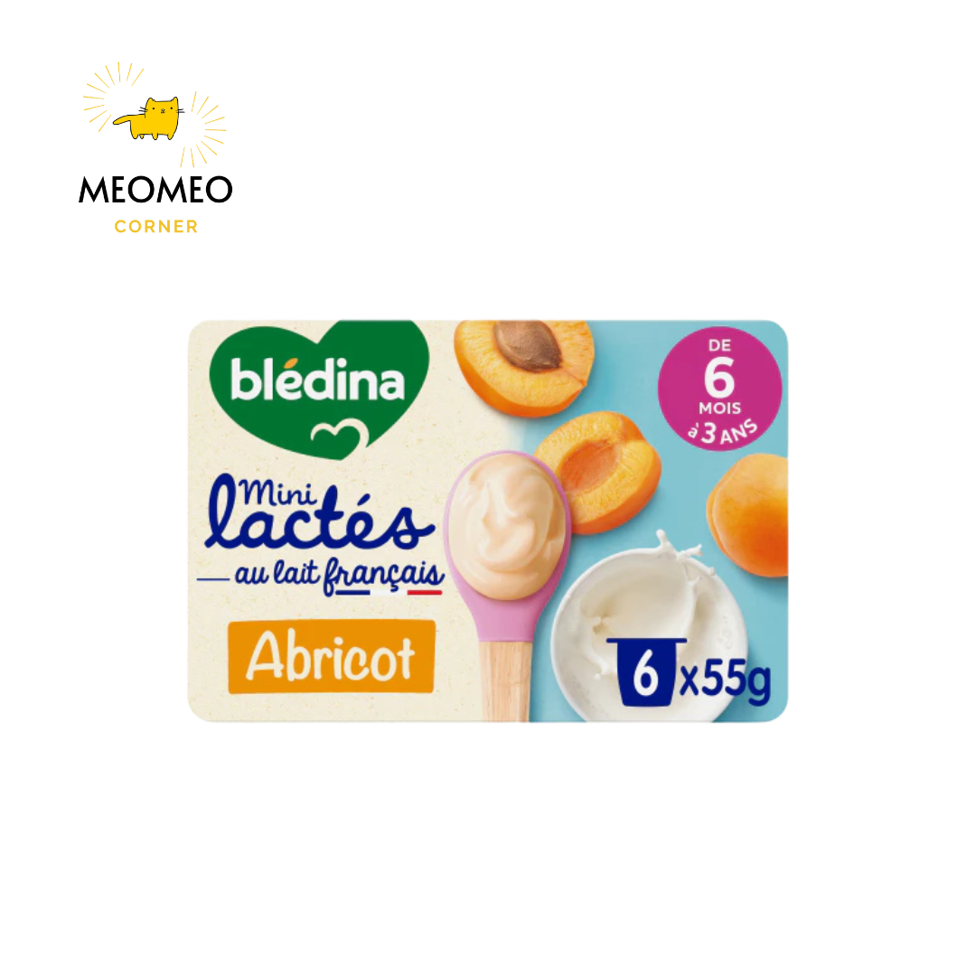 Sữa chua nguội Bledina cho bé 6m+ lốc 6 hộp X 55g
