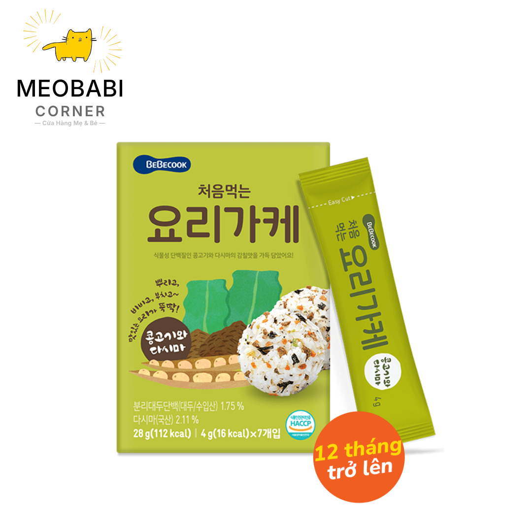 Gia vị rắc cơm Bebecook cho bé từ 12 tháng