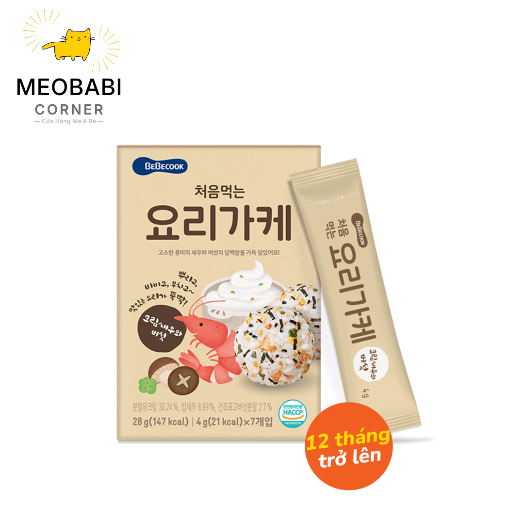 Gia vị rắc cơm Bebecook cho bé từ 12 tháng