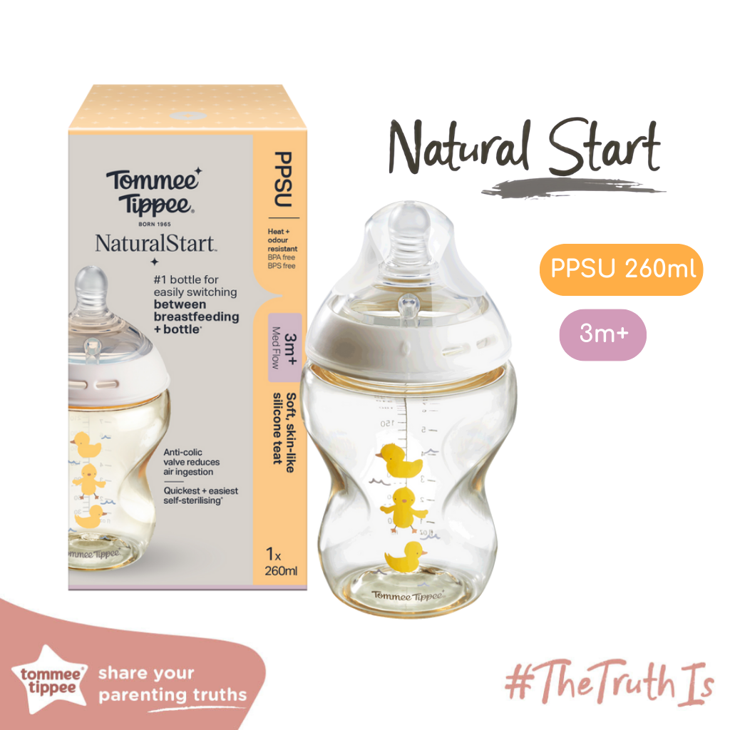 Bình sữa PPSU Hoạ Tiết Tommee Tippee Natural Start