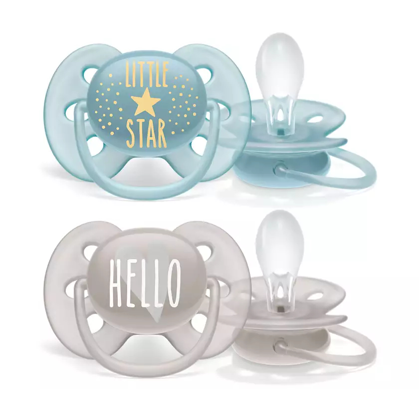 Ti giả / ty giả ngậm Avent Ultra Soft cho bé Air