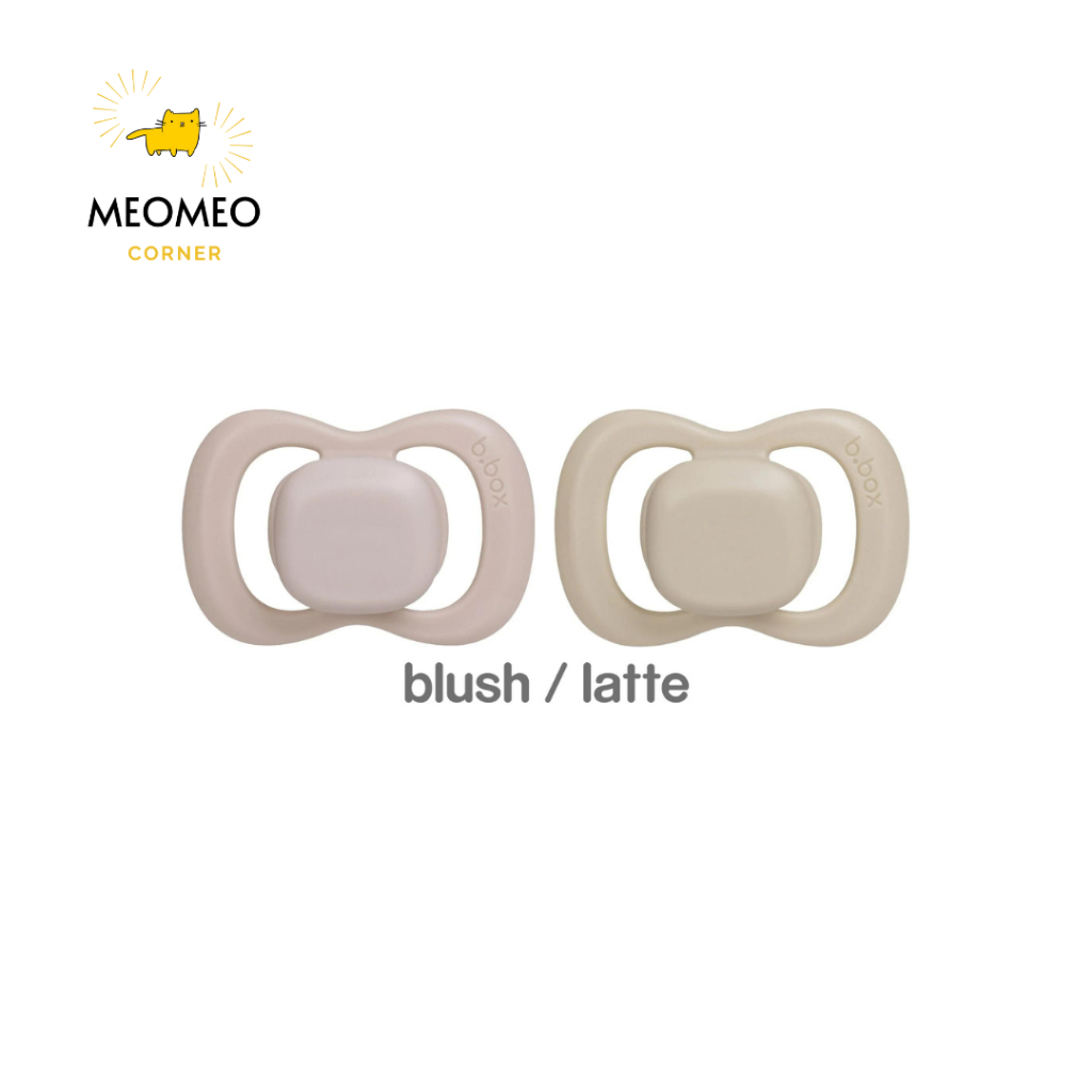 [Có nắp chụp] Núm ti Bbox Silicone kháng khuẩn b.box giống ti BIBS