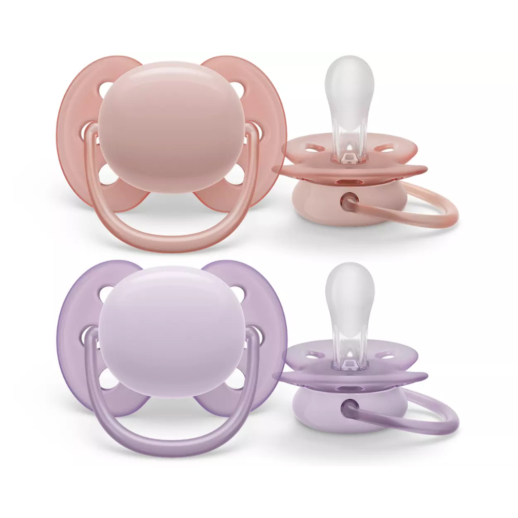 Ti giả / ty giả ngậm Avent Ultra Soft cho bé Air