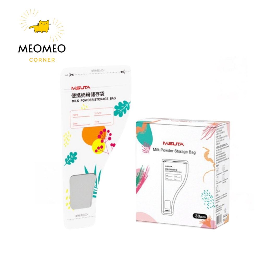 Túi Đựng Sữa Bột & Túi Trữ Sữa Misuta Cho Bé - Hộp 30 túi