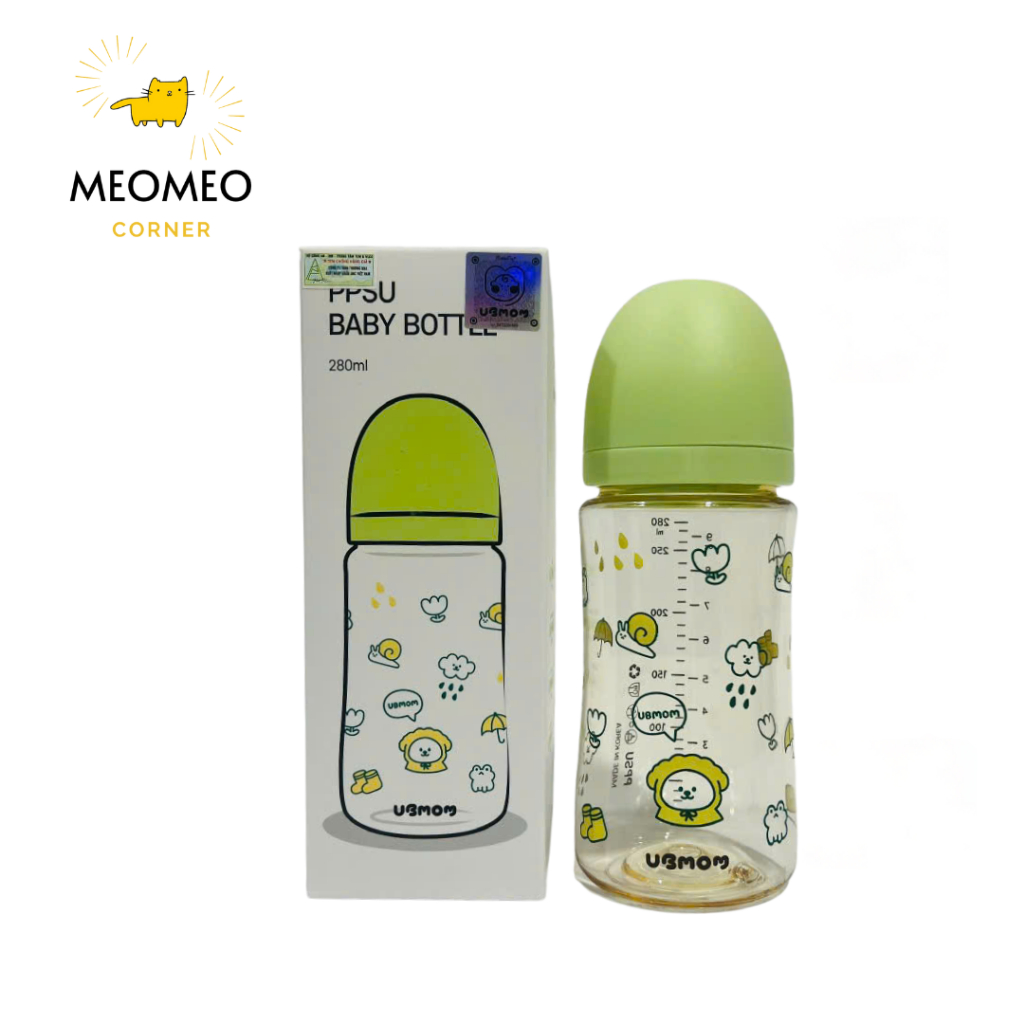 Bình sữa Ubmom Hàn Quốc cho bé 200ml/280ml