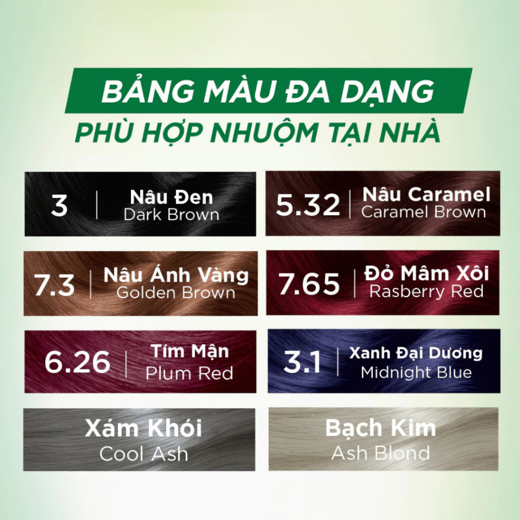 Gói Nhuộm Tóc Tại Nhà Dạng Kem Màu Thời Trang - Garnier Color Naturals Ultra Colors