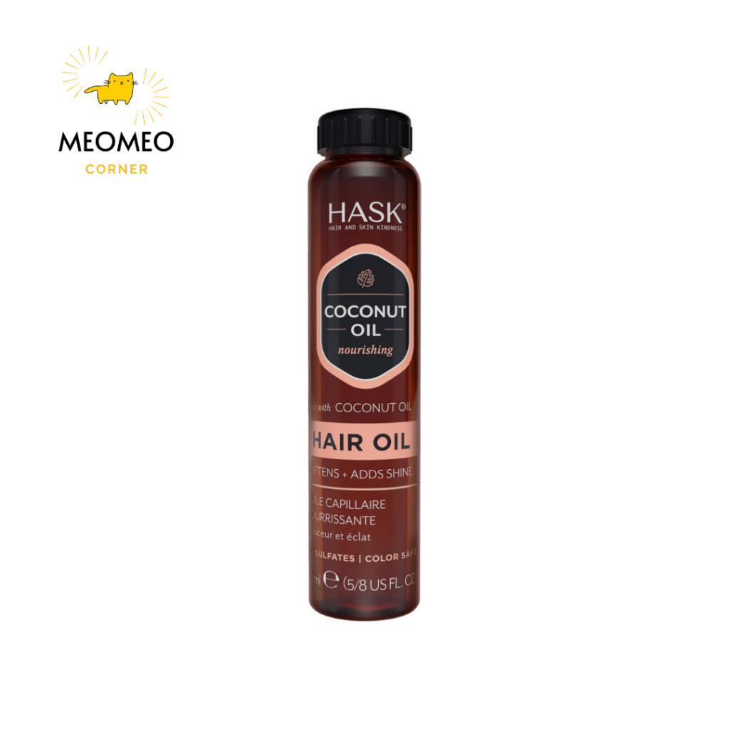 Dầu dưỡng phục hồi, làm bóng tóc Hask Coconut Oil , Argan Oil , Keraten Vial