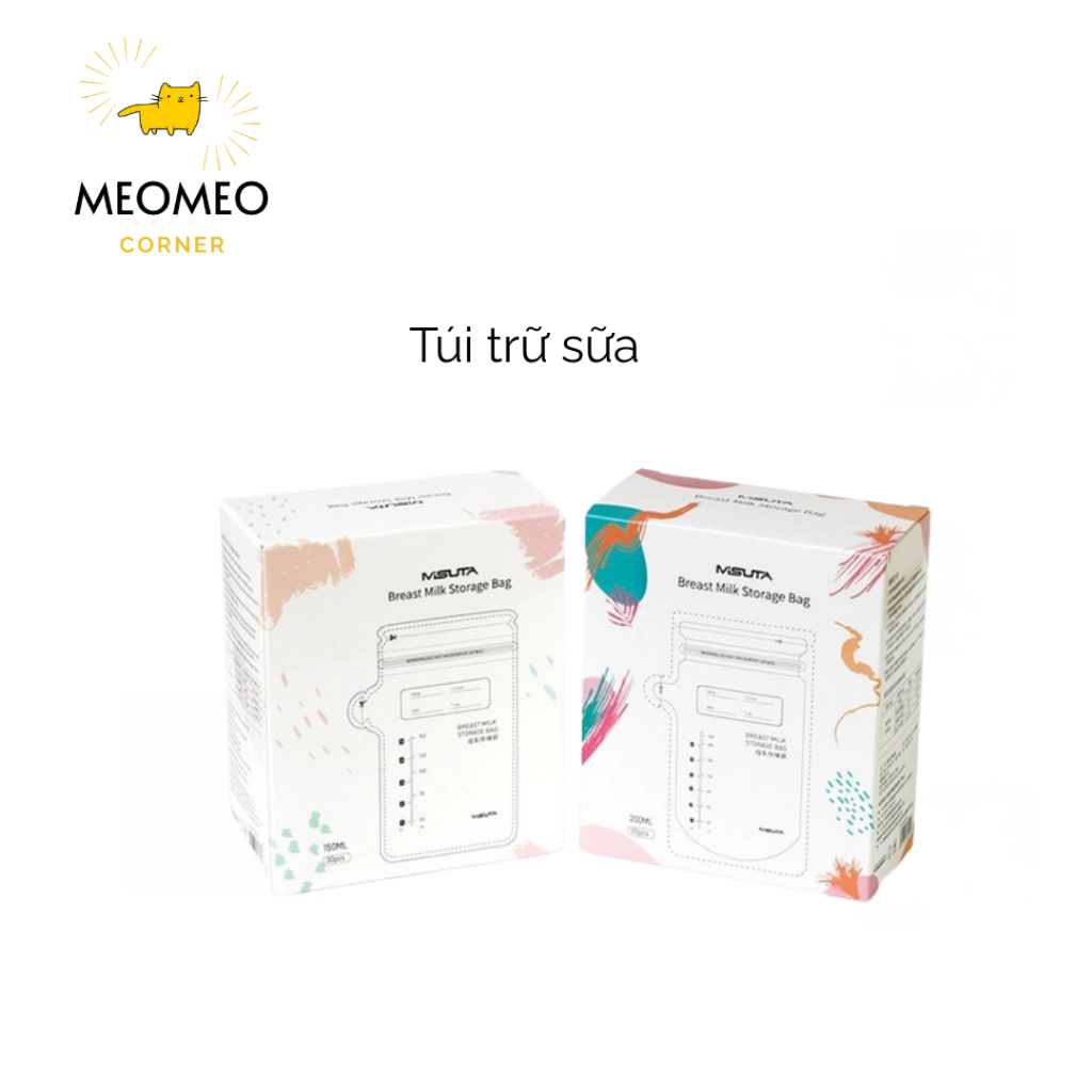 Túi Đựng Sữa Bột & Túi Trữ Sữa Misuta Cho Bé - Hộp 30 túi