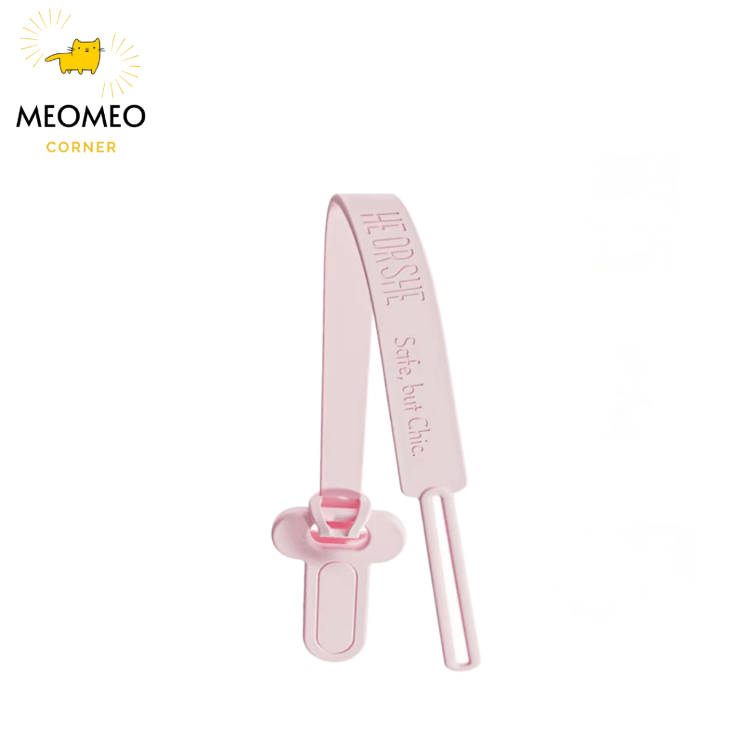 Dây đeo silicone ti giả, gặm nướu Heorshe