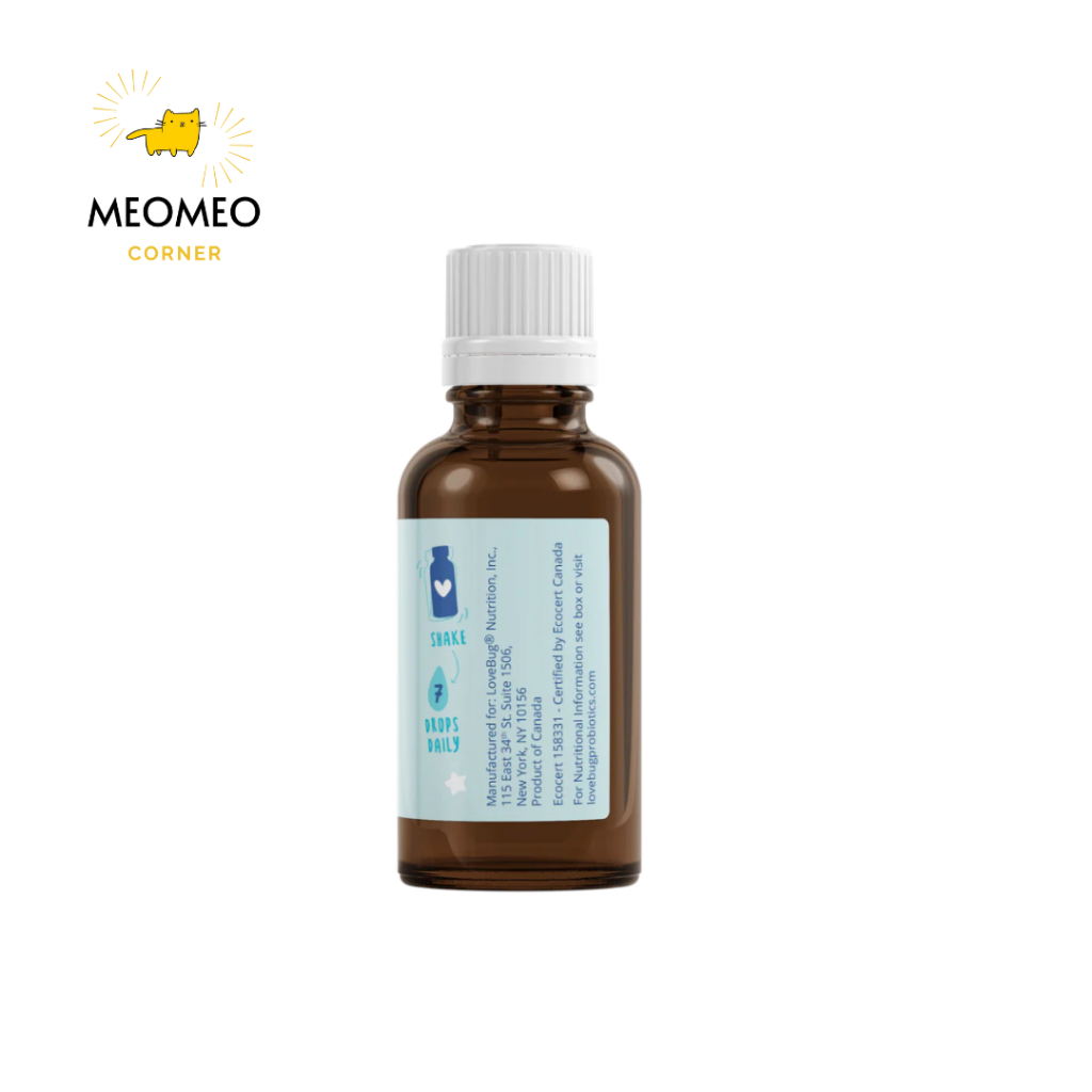 Men vi sinh nhỏ giọt lovebug / Love bug Probiotics Drops 10ml