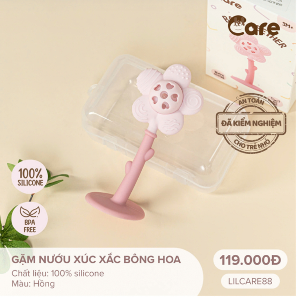 Gặm Nướu SILICON Cao Cấp LILCARE mềm mại cho bé