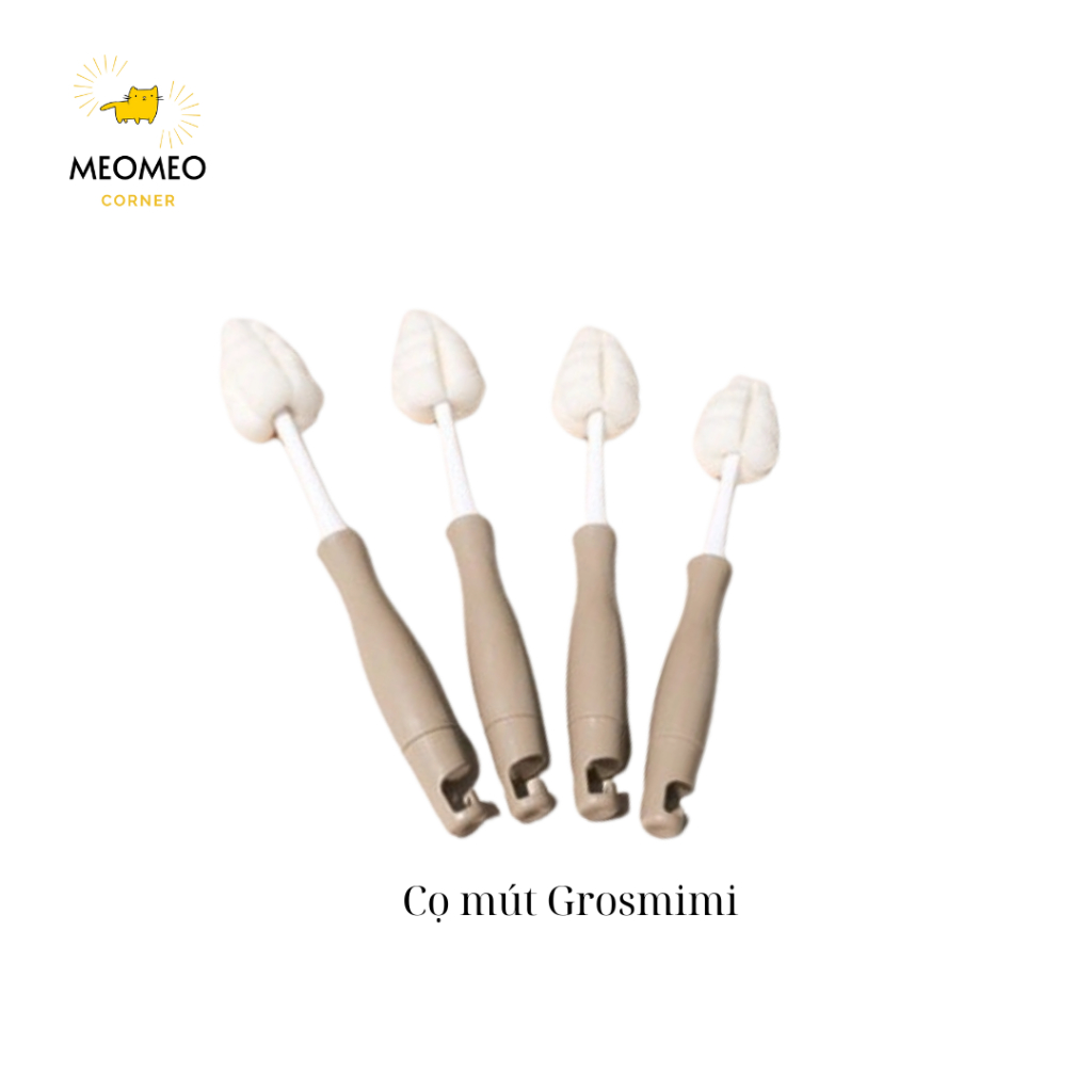 Cọ Rửa Bình Sữa Và Núm Ti TGM & Grosmimi Hàn Quốc Bọt Biển
